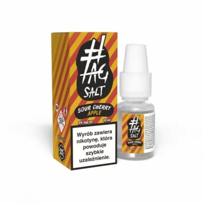 Liquid #TAG Sour Salt 10ml 20mg Cherry Apple
