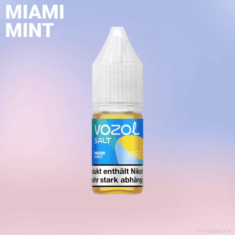 Vozol Liquid – Miami Mint - 20mg/ml, 14,5mg/ml - Image 2