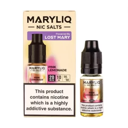 MaryLiq Pink Lemonade 10mg & 20mg Nic Salt 10ml Liquid (10 pk)