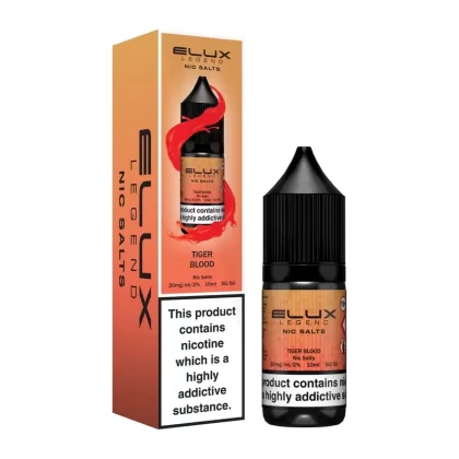 ELUX LEGEND TIGER BLOOD 10ML NIC SALT E-LIQUID - Strength#10MG>20MG