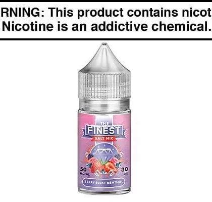 BERRY BLAST MENTHOL BY THE FINEST SALT NIC 30ML - Vapejuice