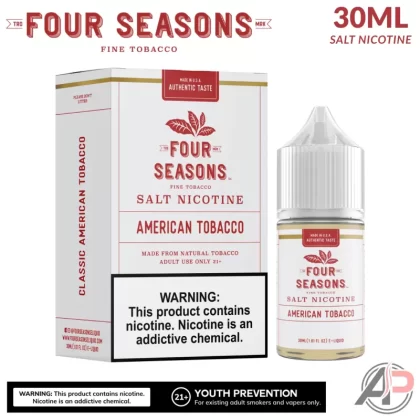 Four Seasons American Tobacco Salt Nicotine 30mL