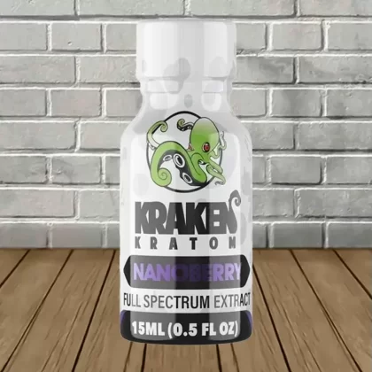 Kraken Kratom Nanoberry Full Spectrum Kratom Extract 15ml