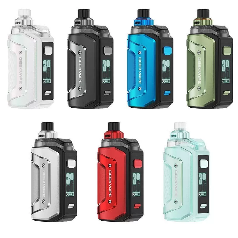 Geekvape Aegis Hero 5 50W Pod Mod Kit - Blaze Red, Frost Mint (0BB706)