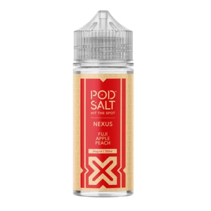 Pod Salt Nexus Fuji Apple Peach 100ml Short Fill E-Liquid