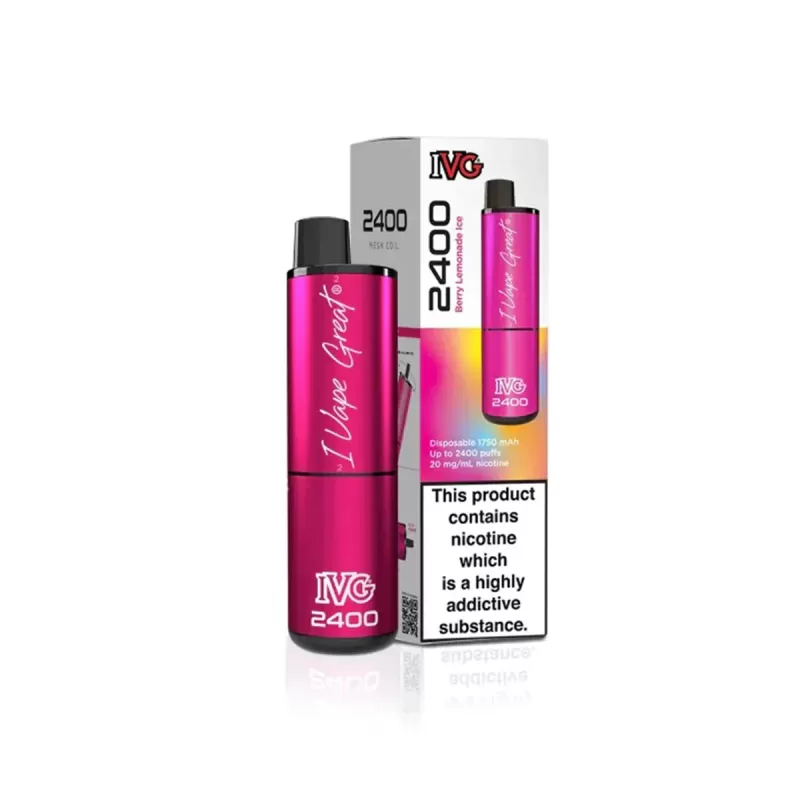 IVG 2400 Prefilled Pod Vape Kit - Pro Blue - Image 2