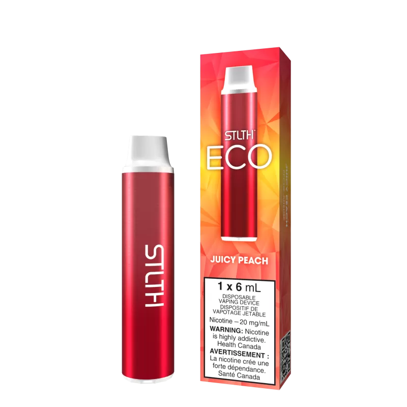 STLTH ECO - Juicy Peach - 20 mg/mL (wholeseller) - Excise ON, 20 mg/mL - ON (3D779E)