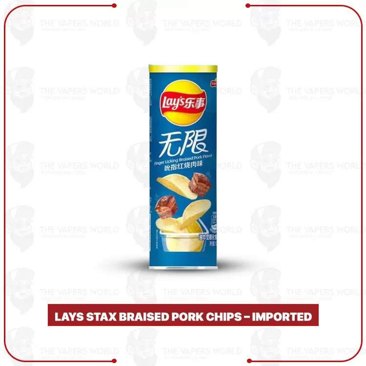 Lays Stax Braised Pork Chips – Imported - Thevapersworld