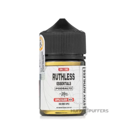 Ruthless Essentials Podsaltz – Apple Elixir On Ice 60mL - Nicotine Strength#35mg>50mg