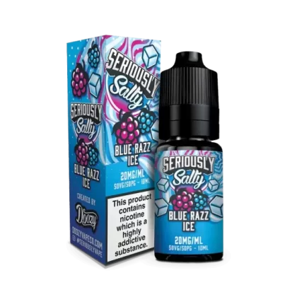 Blue Razz Ice Nic Salt By Seriously Salty - 10mg