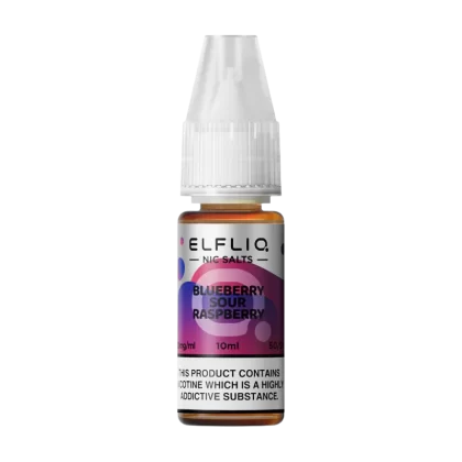 Blueberry Sour Raspberry Elfliq Nic Salt by Elfbar - 10ml - 20mg
