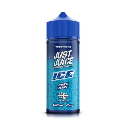 Pure Mint 100ml E-Liquid Shortfill by Just Juice Ice - Vapestreams Co
