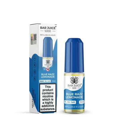 Bar Juice 5000 Blue Razz Lemonade Nic Salt - Nicotine Strength#10mg>20mg