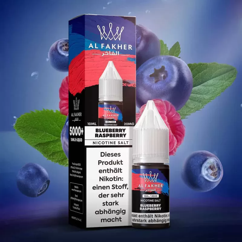 Al Fakher Liquid – Blueberry Raspberry - 20mg/ml