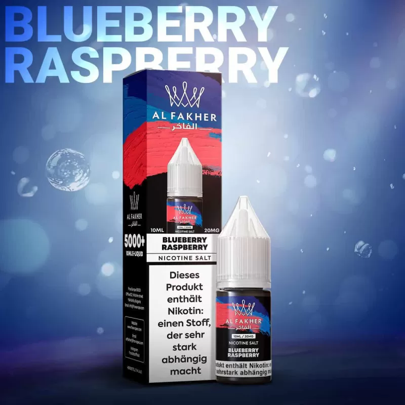 Al Fakher Liquid – Blueberry Raspberry - 20mg/ml - Image 2