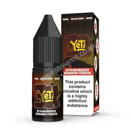 Yeti 3K Strawberry Banana Freeze Nic Salt E-Liquid - Vapestreams Co