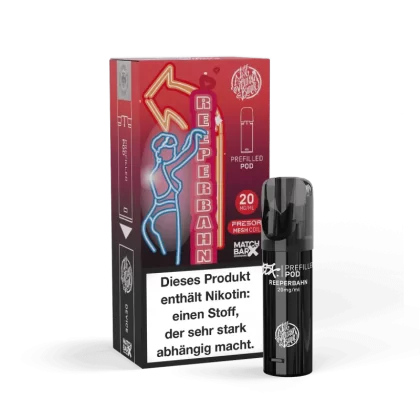 187 Pod – Reeperbahn - 187 Pod - by 187 Strassebande / Propylenglykol / Aromastoffe / Glycerin / Nikotinsalz / Cooling Agent