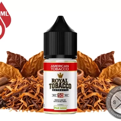 American Tobacco Royal Tobacco Salt 30ml