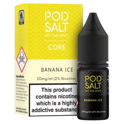 Pod Salt Banana Ice 10ml Nicotine Salt E-Liquid