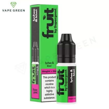 Lychee & Kiwi Nic Salt E-Liquid by Supergood Fruit - Eliquidsupply