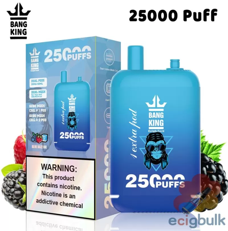 Bang King 25000 Puffs Dual Pod Disposable Vape – Long Lasting - Image 2