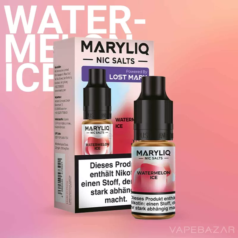MARYLIQ by Lost Mary – Nic Salt – Watermelon Ice - 20mg/ml, 10mg/ml - Image 2