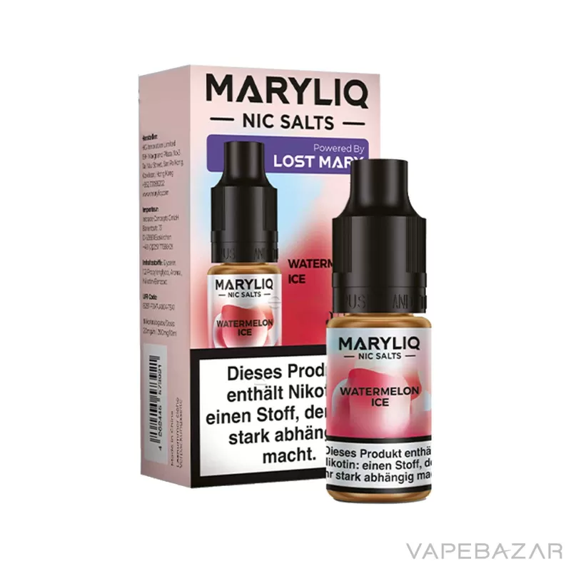 MARYLIQ by Lost Mary – Nic Salt – Watermelon Ice - 20mg/ml, 10mg/ml - Image 3
