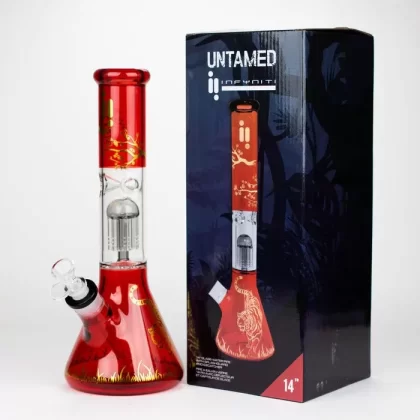 Bong à eau classique Infyniti Untamed 14″ 7 mm – Tiger - Default Title (166533)