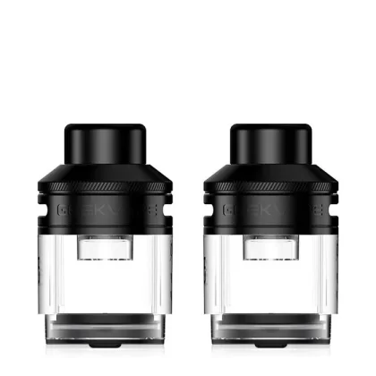 Geekvape E100 Replacement Pods – 2 Pack - Black, Silver