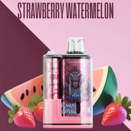 FUMOT Vape randm tornado Crystal 12000 Strawberry Watermelon
