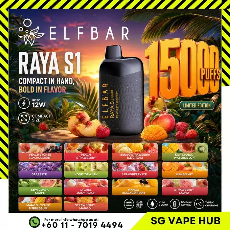 ELFBAR RAYA S1 20,000 Puffs - Mango Lychee Bubblegum - Image 2