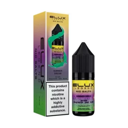 Elux Legend Nic Salts Summer Dream E Liquid 10ml - Nicotine Strength#20mg>10mg (ECFA85) (ECFA85)