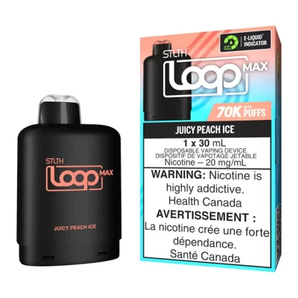 STLTH Loop Max E-Liquid Pod Pack - Juicy Peach Ice - 20mg/ml