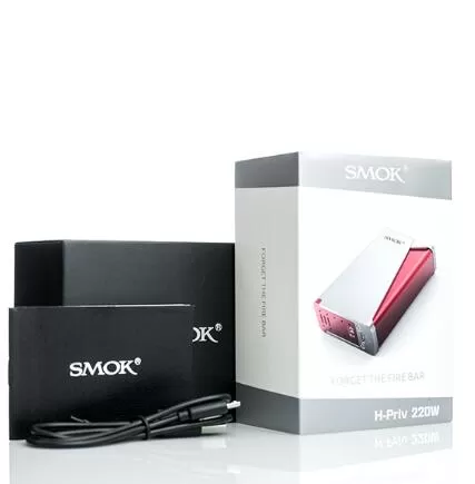SMOK H-PRIV 220W TC Mod Kit by dual 18650 Batteries - Image 2