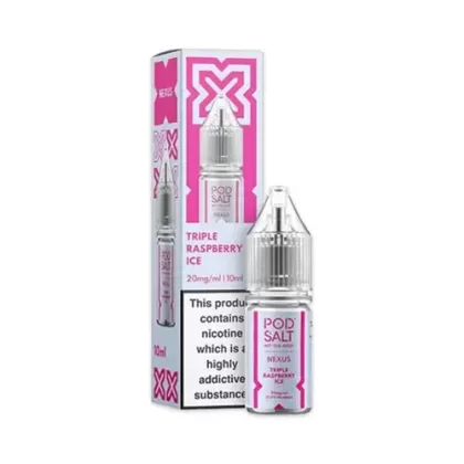Pod Salt Nexus Triple Raspberry Ice Nic Salt - 20mg