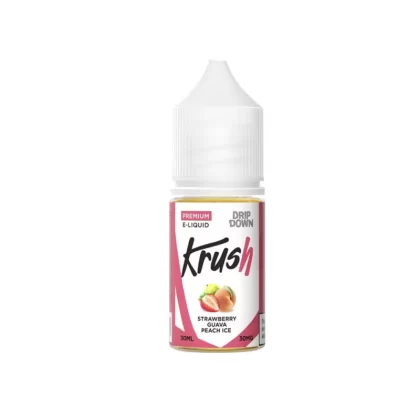 Drip Down Krush Series Salt – Strawberry Guava Peach Ice 30ml (30, 50 mg) - Vapebazaar Pk