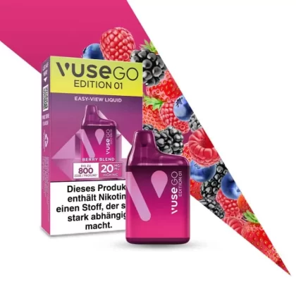 Vuse Go 800 – Berry Blend - Wasser, Aromastoffe; 20mg/ml