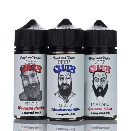 Vinyl and Vapor Deep Cuts - No Nicotine Vape Juice - 100ml (DISCONTINUED) - Side D: Blueberry Hill