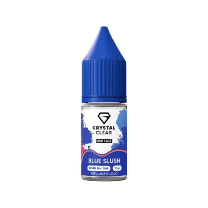 Crystal Clear Bar Salts Blue Slush Nic Salt Vape Juice - 20mg