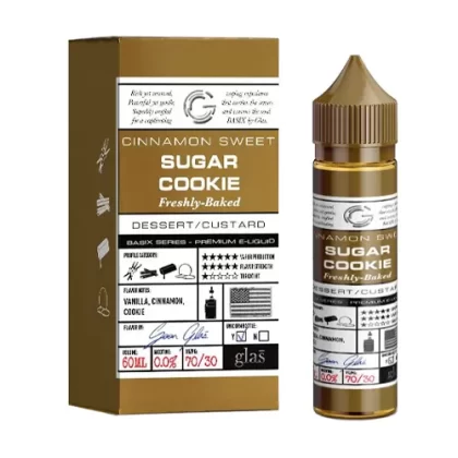 Sugar Cookie by Glas Basix Series 60ml - Vape Product, Vape Product