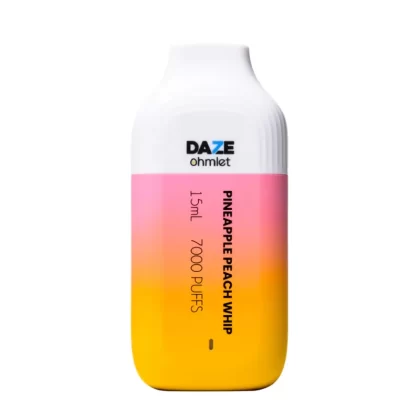 7 Daze Ohmlet Disposable Vape –Pineapple Peach Whip 50mg (7000 Puffs)
