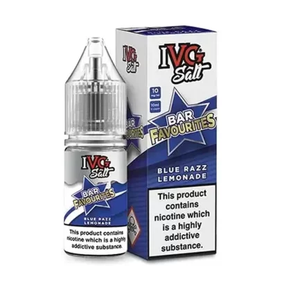 Blue Razz Lemonade IVG Bar Favourites 10ml Nic Salts E Liquid