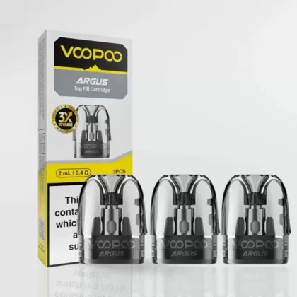 Voopoo – Argus Top Fill Pods – 0.4 / 0.7 / 1.0 ohm – Pack of 3