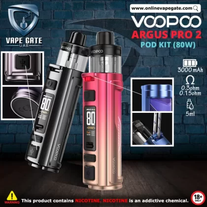 Voopoo Argus Pro 2 Pod Kit (80W) - Spray Black
