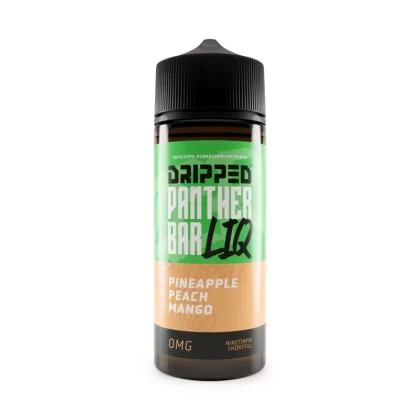Panther Bar Shortfill Liq Pineapple Peach Mango 120ml