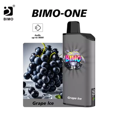 BIMO ONE 9000 Puffs – Grape Ice - Vape Store