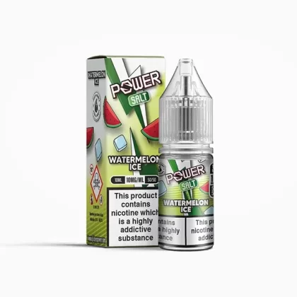 JNP Power Salts Watermelon Ice E Liquid 10ml - Nicotine Strength#20mg>10mg