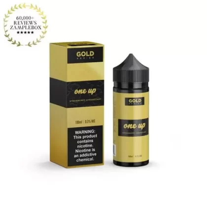 Strawberry Cheese Cake Gold E-Liquid by OneUp Vapors - Size#100ml~Nicotine#0MG>3MG>6MG>12MG