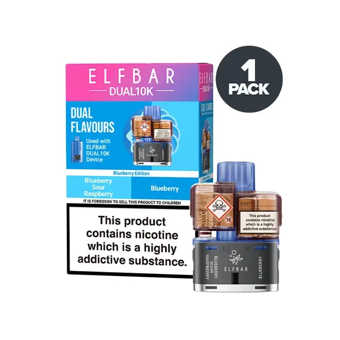 Blueberry Edition Elf Bar Dual 10K Refill Pack - Ecigdepot