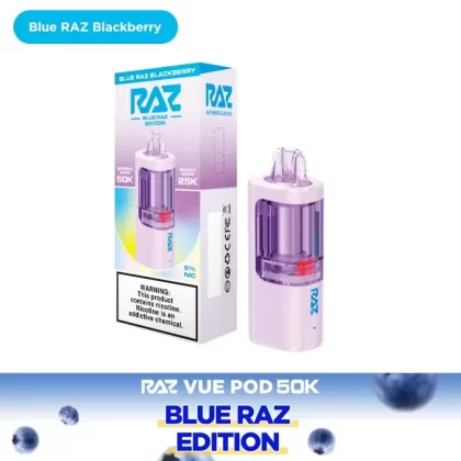 RAZ VUE Disposable Blue Raz Blackberry (POD ONLY)